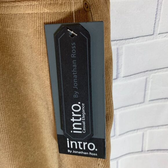 Intro Love The Fit Tan Corduroy Knit Legging Sz XL - Picture 6 of 7